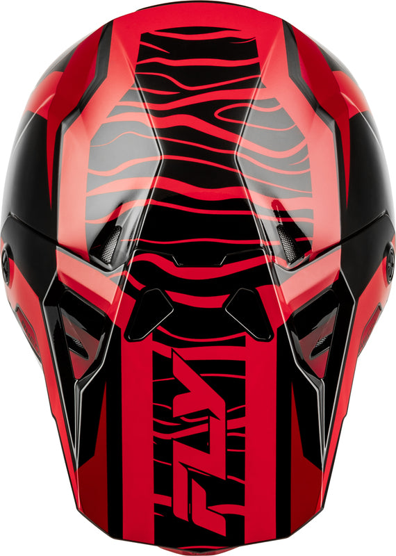 FLY RACING Formula CP Charge Helm – Zwart/Grijs/Light Grey