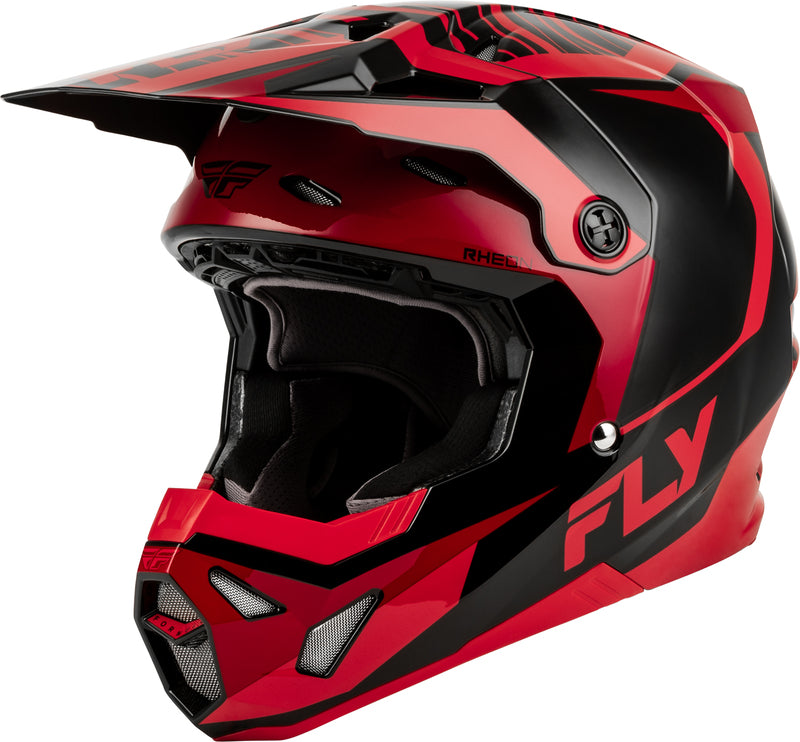 FLY RACING Formula CP Charge Helm – Zwart/Grijs/Light Grey