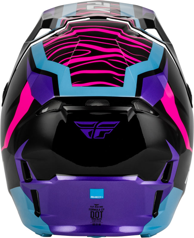 FLY RACING Formula CP Charge Helm – Zwart/Grijs/Light Grey