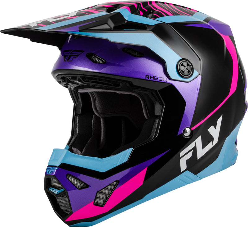 FLY RACING Formula CP Charge Helm – Zwart/Grijs/Light Grey