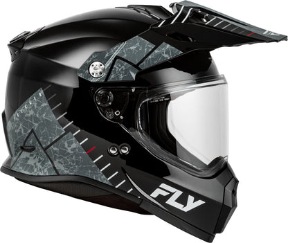 FLY RACING Trekker Helm – Zwart/Grijs
