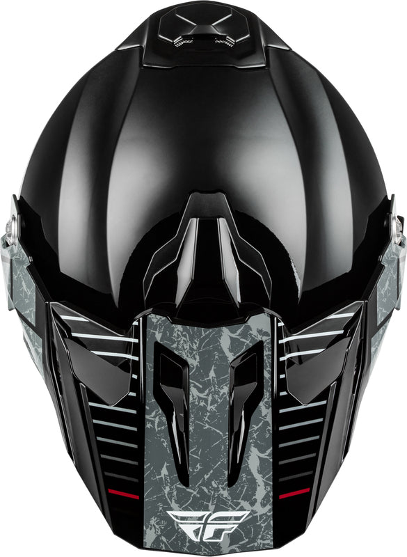 FLY RACING Trekker Helm – Zwart/Grijs