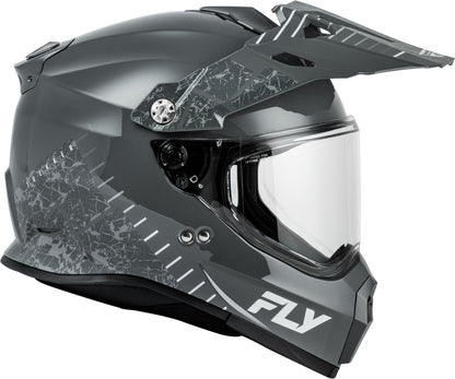 FLY RACING Trekker Helm – Zwart/Grijs