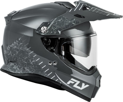 FLY RACING Trekker Helm – Zwart/Grijs