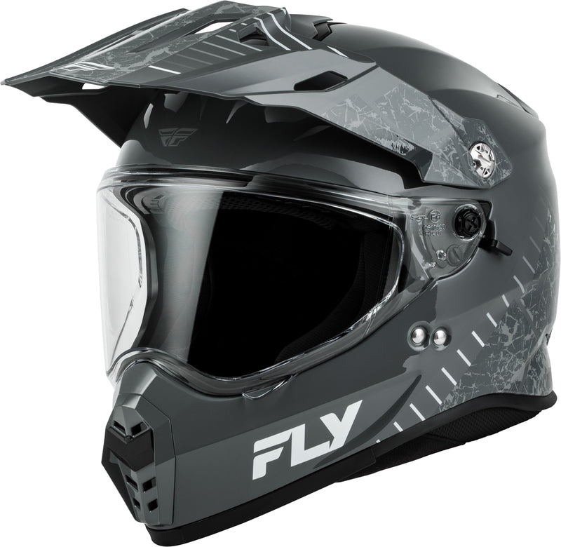 FLY RACING Trekker Helm – Zwart/Grijs
