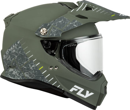 FLY RACING Trekker Helm – Zwart/Grijs