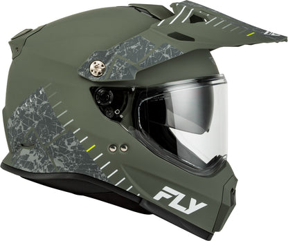 FLY RACING Trekker Helm – Zwart/Grijs