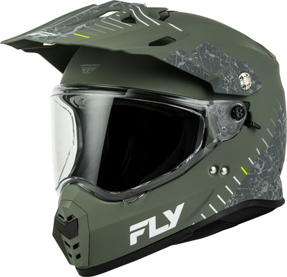 FLY RACING Trekker Helm – Zwart/Grijs