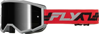 FLY RACING Zone Goggle Blue/Navy - Dark Smoke Hydrophobic Lens