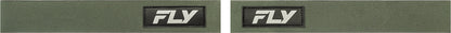 FLY RACING Focus Sand Crossbril – Groen/Zwart met Dark Smoke Lens