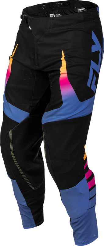 FLY RACING Evolution DST Limited Edition Bolt Broek – Zwart/Blauw/Multi