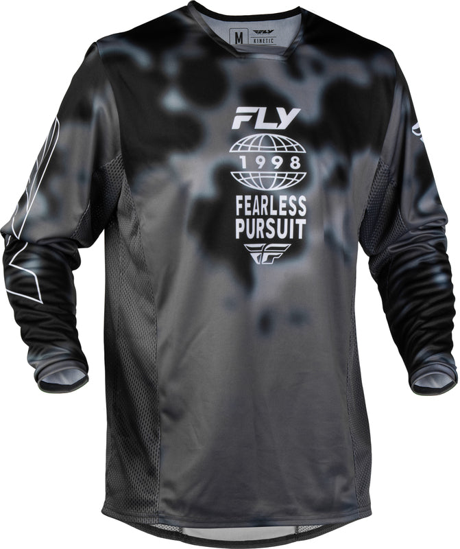 FLY RACING Kinetic Blur Jersey – Zwart/Grijs