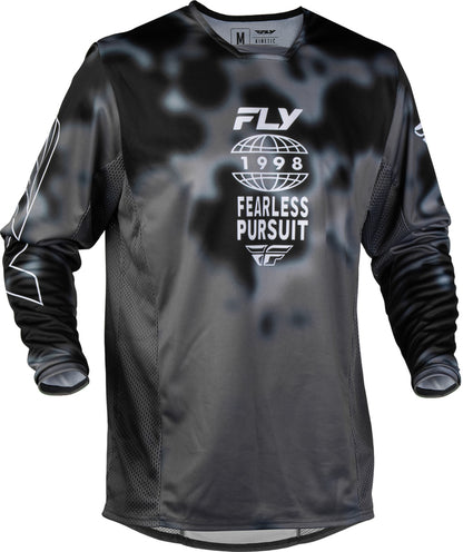FLY RACING Kinetic Blur Jersey – Zwart/Grijs
