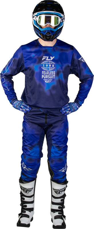 FLY RACING Kinetic Blur Jersey – Zwart/Grijs