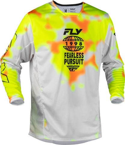 FLY RACING Kinetic Blur Jersey – Zwart/Grijs
