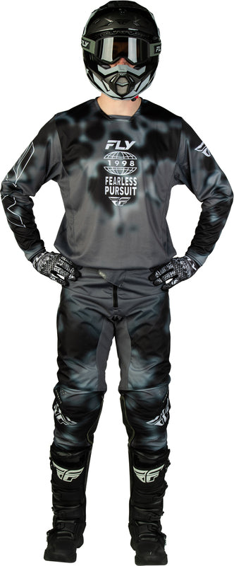 FLY RACING Kinetic Blur Broek – Zwart/Grijs
