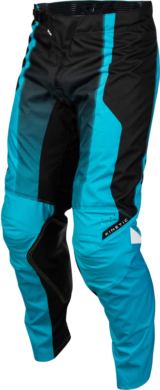 FLY RACING Kinetic Fade Broek – Wit/Zwart/Neon geel