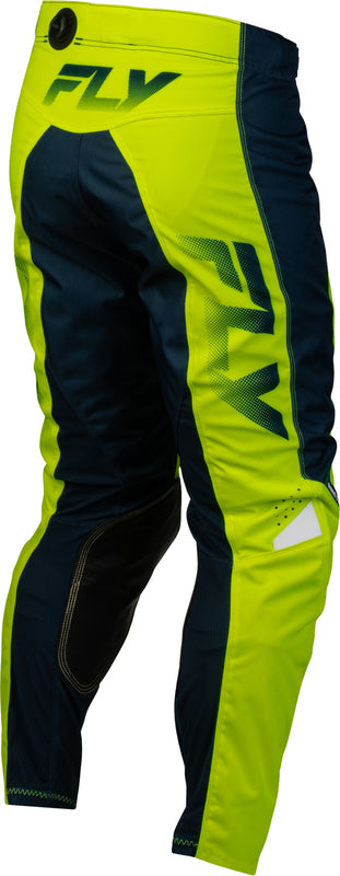 FLY RACING Kinetic Fade Broek – Wit/Zwart/Neon geel