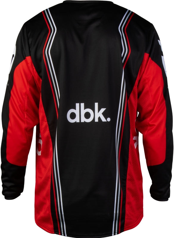FLY RACING Kinetic DBK Jersey – Zwart/Rood/Wit