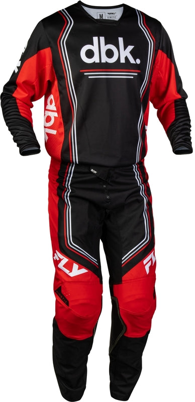 FLY RACING Kinetic DBK Jersey – Zwart/Rood/Wit