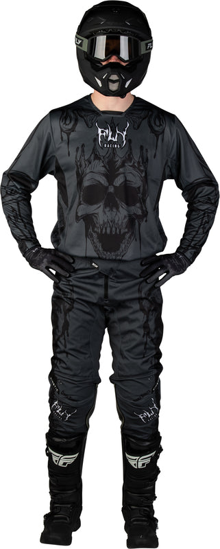 FLY RACING Kinetic Dark Series Broek – Grijs/Zwart