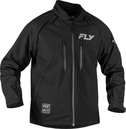 FLY RACING Patrol Softshell Motorjas – Zwart/Grijs