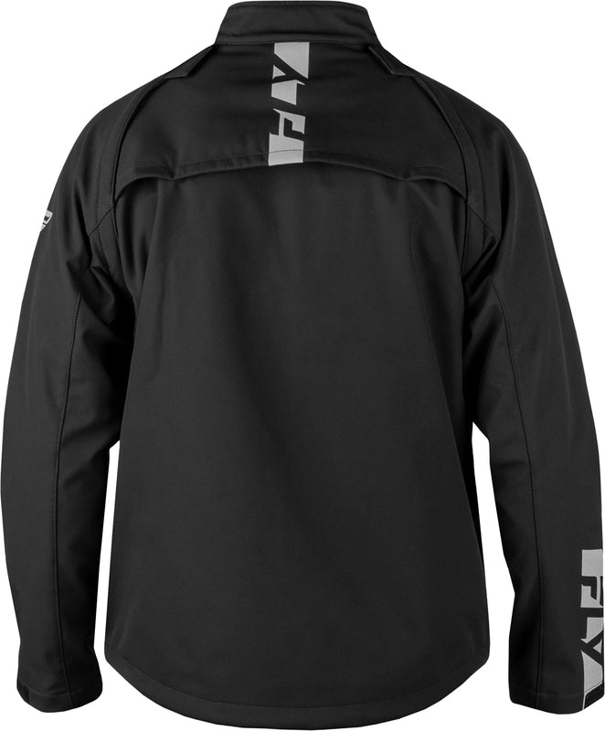 FLY RACING Patrol Softshell Motorjas – Zwart/Grijs