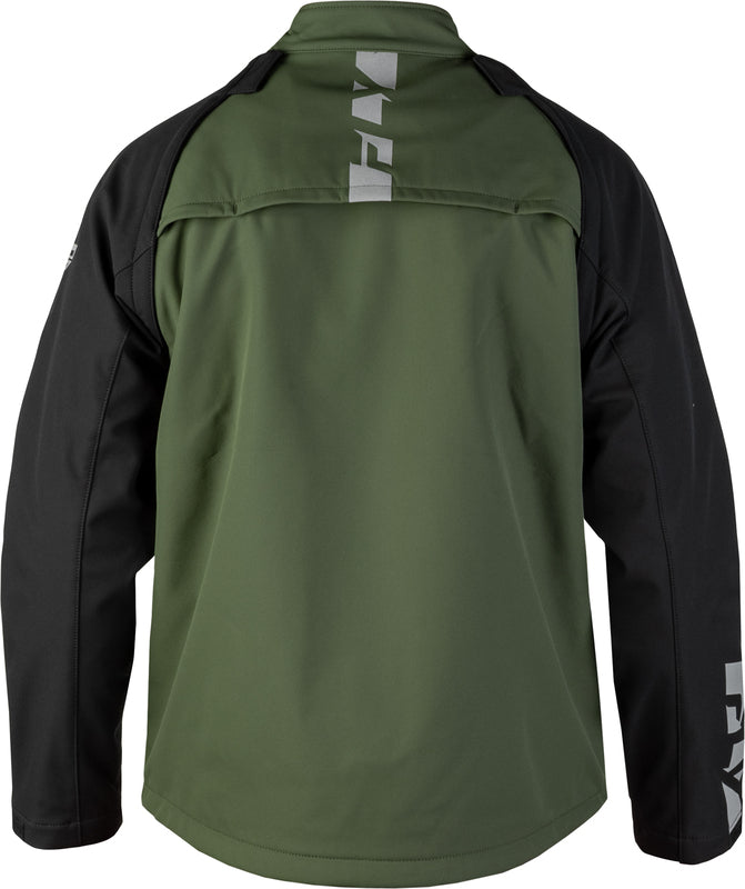 FLY RACING Patrol Softshell Motorjas – Zwart/Grijs