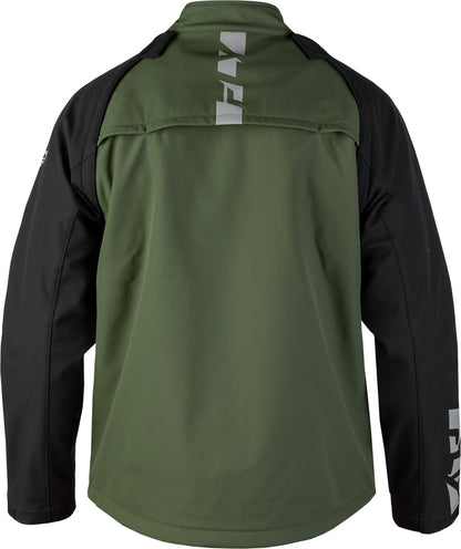 FLY RACING Patrol Softshell Motorjas – Zwart/Grijs