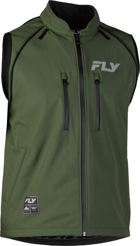 FLY RACING Patrol Softshell Motorjas – Zwart/Grijs