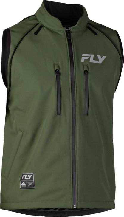 FLY RACING Patrol Softshell Motorjas – Zwart/Grijs
