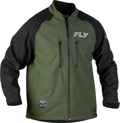 FLY RACING Patrol Softshell Motorjas – Zwart/Grijs