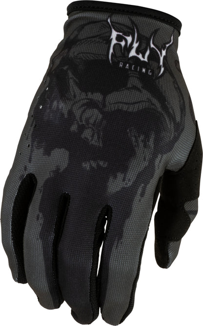 FLY RACING Lite Dark Series Motorhandschoenen – Grijs/Zwart