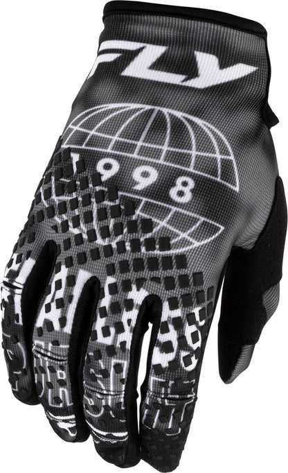 FLY RACING Kinetic Blur Motorhandschoenen – Zwart/Grijs