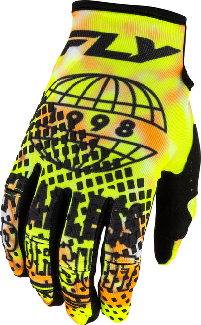 FLY RACING Kinetic Blur Motorhandschoenen – Zwart/Grijs