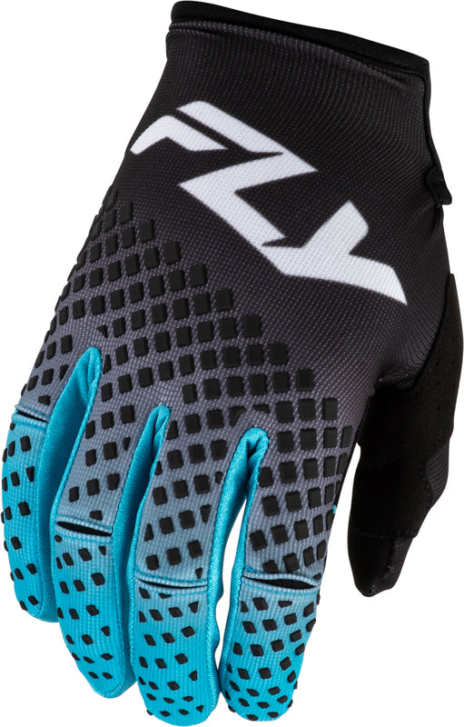 FLY RACING Kinetic Fade Motorhandschoenen – Zwart/Wit/Neon geel