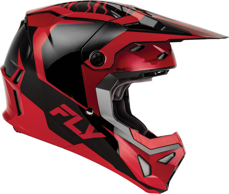 FLY RACING Formula CP Charge Youth Kindermaat helm – Zwart/Grijs/Light Grey