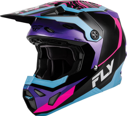 FLY RACING Formula CP Charge Youth Kindermaat helm – Zwart/Grijs/Light Grey