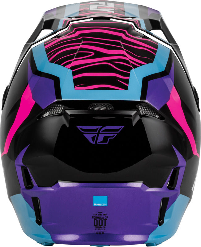 FLY RACING Formula CP Charge Youth Kindermaat helm – Zwart/Grijs/Light Grey