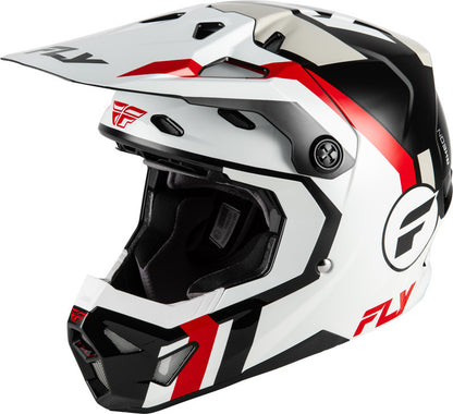 FLY RACING Formula CP Seal Youth Kindermaat helm – Zwart/Grijs/Light Grey