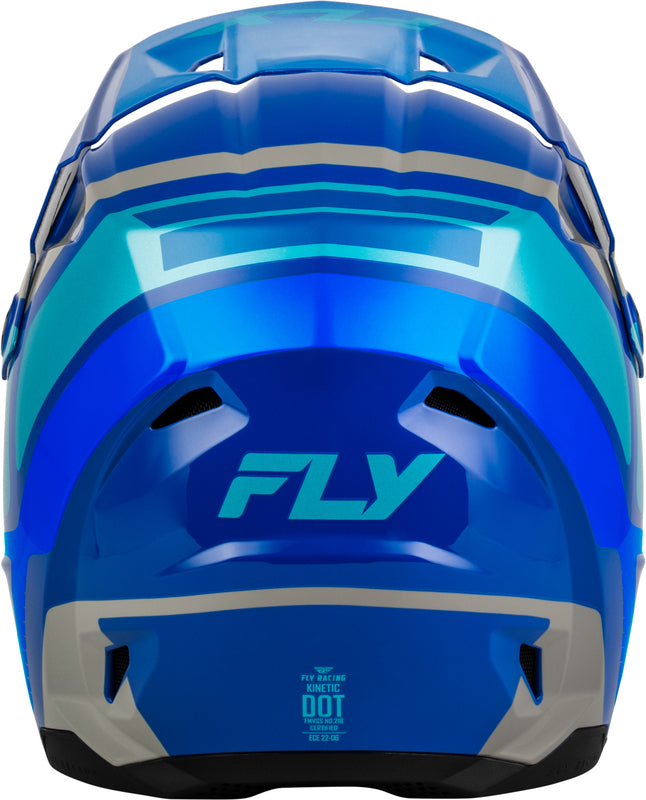 FLY RACING Kinetic Scrap Youth Kindermaat helm – Zwart/Wit/Grijs