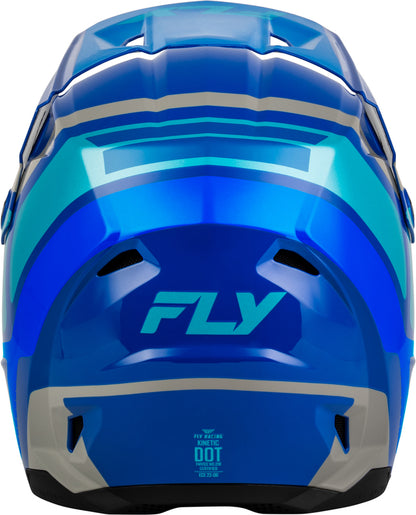 FLY RACING Kinetic Scrap Youth Kindermaat helm – Zwart/Wit/Grijs