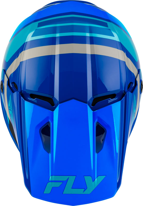 FLY RACING Kinetic Scrap Youth Kindermaat helm – Zwart/Wit/Grijs