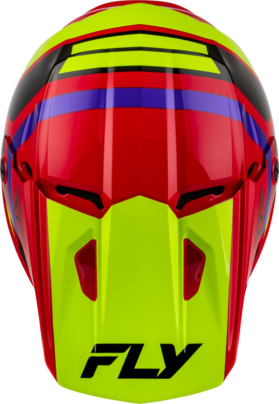 FLY RACING Kinetic Scrap Youth Kindermaat helm – Zwart/Wit/Grijs