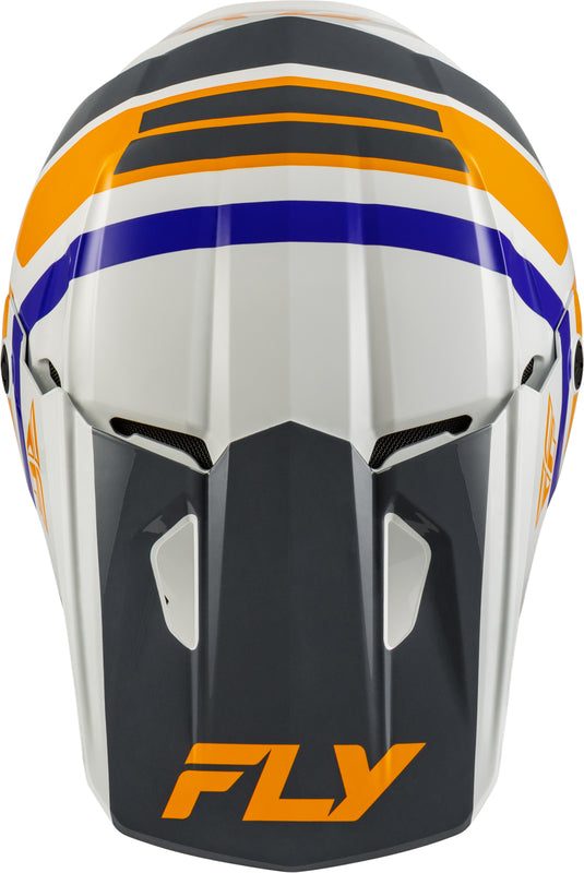 FLY RACING Kinetic Scrap Youth Kindermaat helm – Zwart/Wit/Grijs