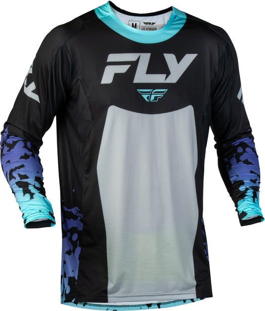 FLY RACING Lite Flake Youth Kindermaat jersey – Zwart/Grijs/Multi
