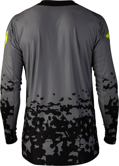 FLY RACING Lite Flake Youth Kindermaat jersey – Zwart/Grijs/Multi