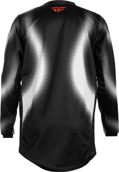FLY RACING Kinetic Torch Youth Kindermaat jersey – Zwart/Wit/Oranje