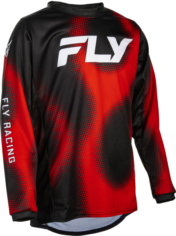 FLY RACING Kinetic Torch Youth Kindermaat jersey – Zwart/Wit/Oranje