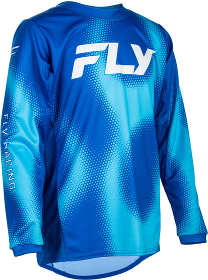 FLY RACING Kinetic Torch Youth Kindermaat jersey – Zwart/Wit/Oranje